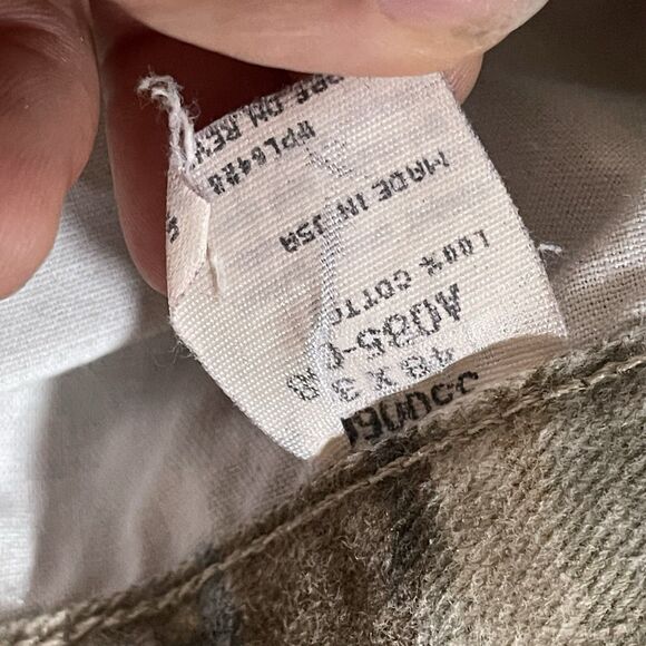 Vintage Wrangler Rugged Wear Jeans Mens 44x28 Advantage Leaf Camo Hunting Pants - Picture 8 of 13